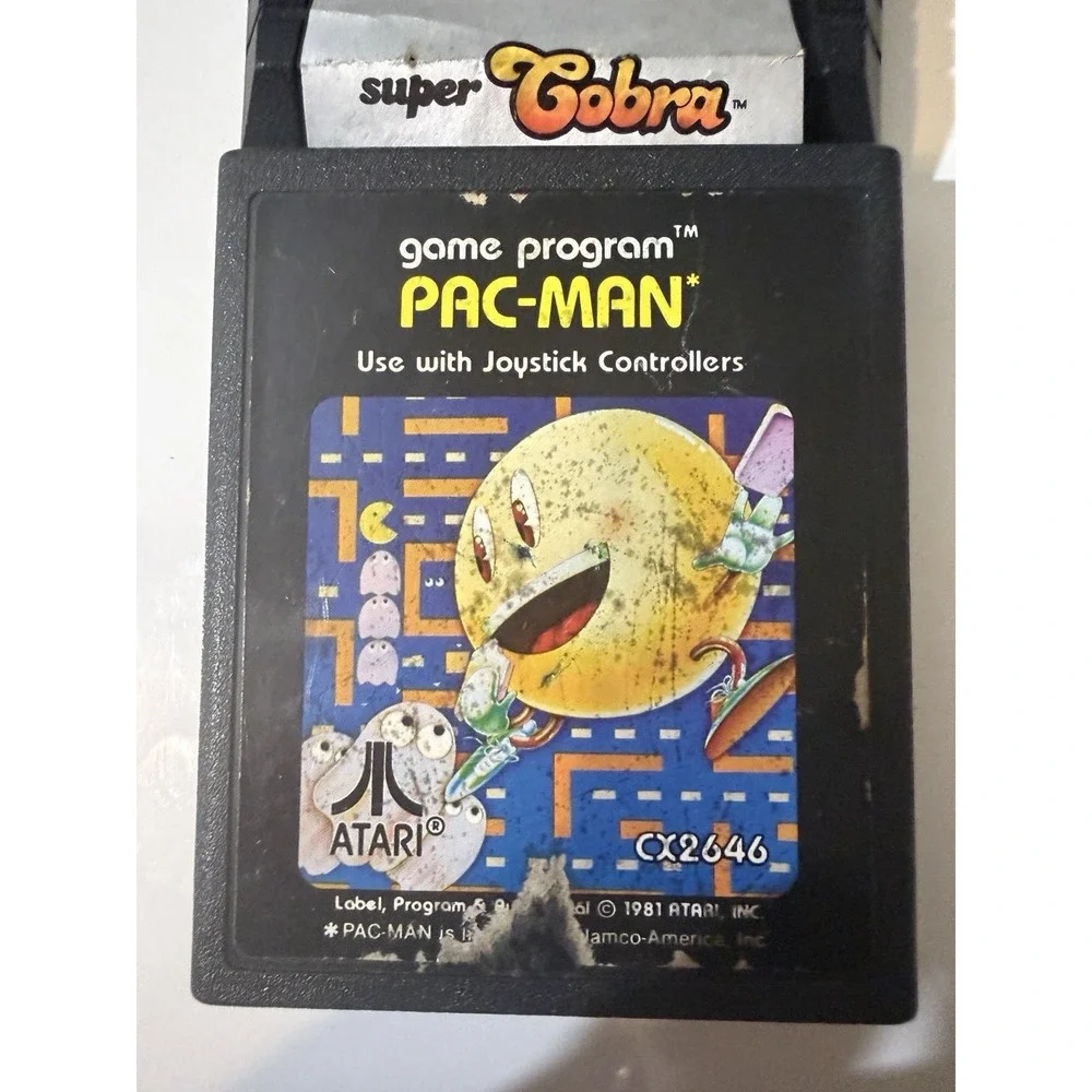 Super Cobra, Atari‎ 2600 Parker Bros. 1983 + Pac-Man CX2646